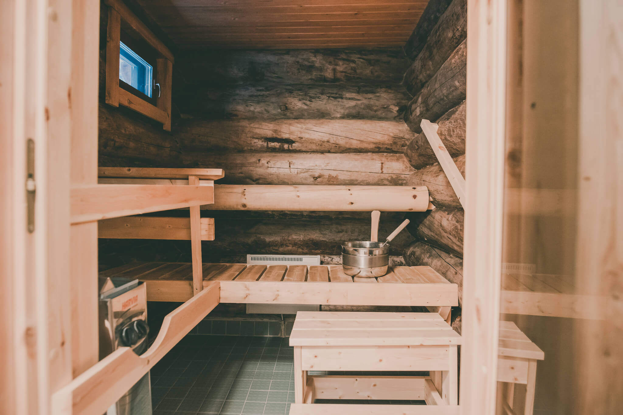 Kiilopään Lapin mökin sauna