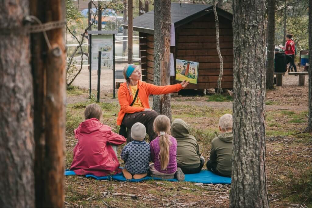 Metsämörri satuhetki Kiilopäällä